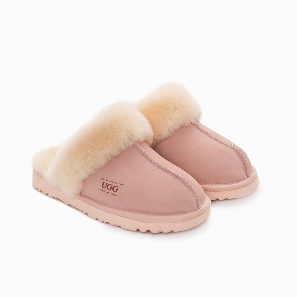 UGG PREMIUM AUSTRALIAN SHEEPSKIN UNISEX SCUFFETE SUEDE SLIPPERS