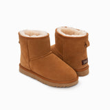 GENUINE AUSTRALIAN SHEEPSKIN UNISEX MINI CLASSIC SUEDE BOOTS