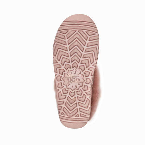 AVERY UNISEX PREMIUM SHEEPSKIN SUEDE SLIPPERS