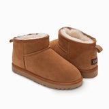 GENUINE AUSTRALIAN SHEEPSKIN UNISEX ANKLE CLASSIC SUEDE BOOTS