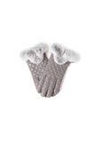 UGG LADIES RABBIT FUR TOUCH SCREEN GLOVE