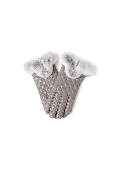 UGG LADIES RABBIT FUR TOUCH SCREEN GLOVE