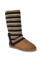 UGG CARDY SOCKS - CHESTNUT/CHOCOLATE/CREAM STRIPE