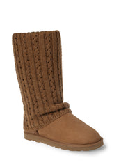 UGG CARDY SOCKS - GLITTER CHESTNUT