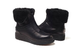 UGG ABIR COLLAR ZIP BOOTS