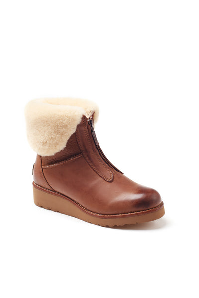 UGG ABIR COLLAR ZIP BOOTS