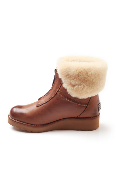 UGG ABIR COLLAR ZIP BOOTS