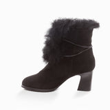UGG LEAH FUR LINED HEEL BOOTS