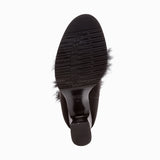 UGG LEAH FUR LINED HEEL BOOTS