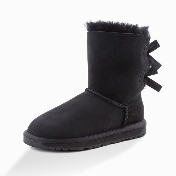 'NEW GENERATION' UGG LADIES CLASSIC BAILEY BOW 2 RIBBON BOOTS