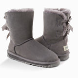 'NEW GENERATION' UGG LADIES CLASSIC BAILEY BOW 2 RIBBON BOOTS
