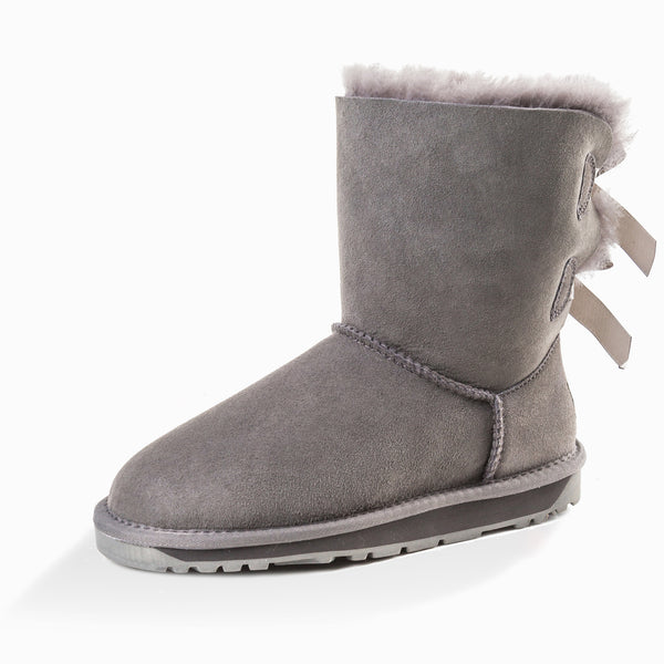 'NEW GENERATION' UGG LADIES CLASSIC BAILEY BOW 2 RIBBON BOOTS