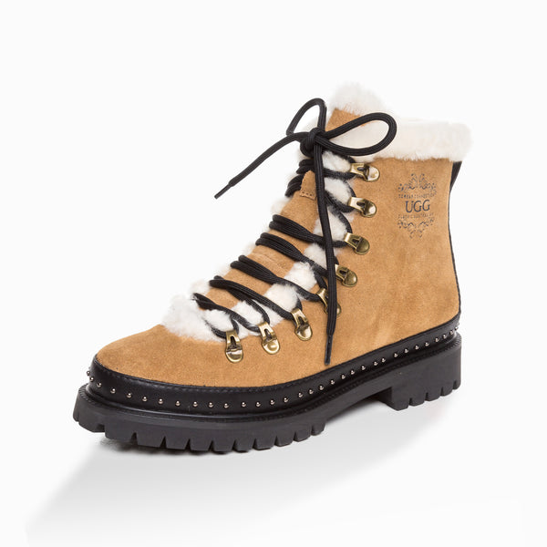 UGG EILEEN LACE-UP BOOTS
