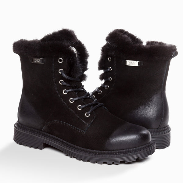 UGG BRYNN FUR TRIMMING BOOTS
