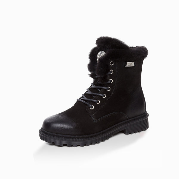 UGG BRYNN FUR TRIMMING BOOTS