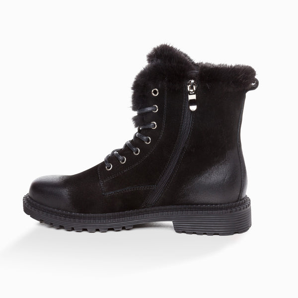 UGG BRYNN FUR TRIMMING BOOTS
