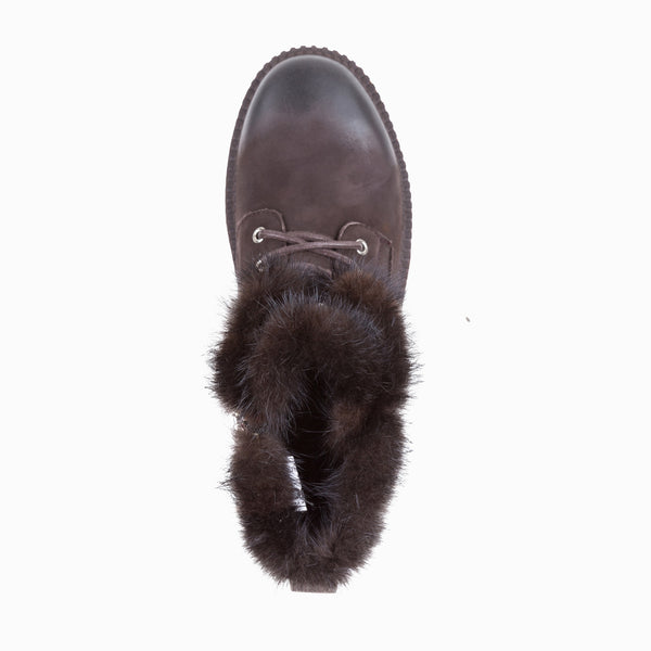 UGG BRYNN FUR TRIMMING BOOTS