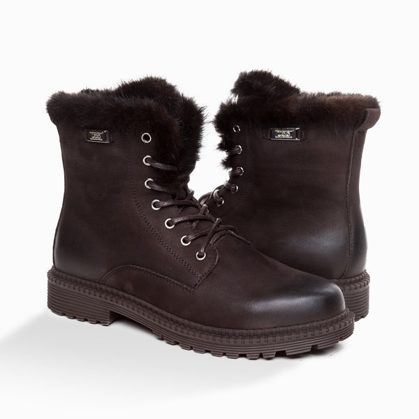 UGG BRYNN FUR TRIMMING BOOTS