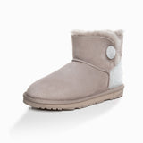 'NEW GENERATION' UGG LADIES CLASSIC SPARKLING MINI BUTTON BOOTS