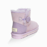 'NEW GENERATION' UGG LADIES CLASSIC SPARKLING MINI BUTTON BOOTS