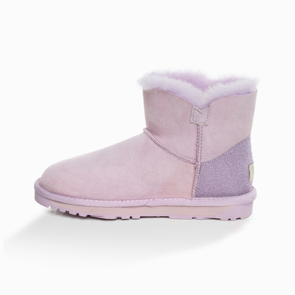 'NEW GENERATION' UGG LADIES CLASSIC SPARKLING MINI BUTTON BOOTS