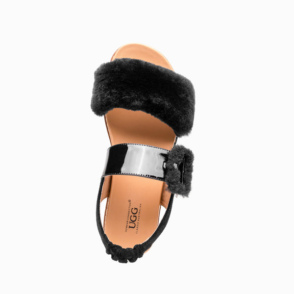 OZWEAR ELLA FLUFF SANDALS