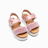 OZWEAR ELLA FLUFF SANDALS