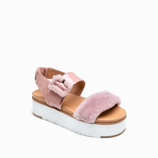 OZWEAR ELLA FLUFF SANDALS