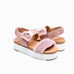 OZWEAR ELLA FLUFF SANDALS