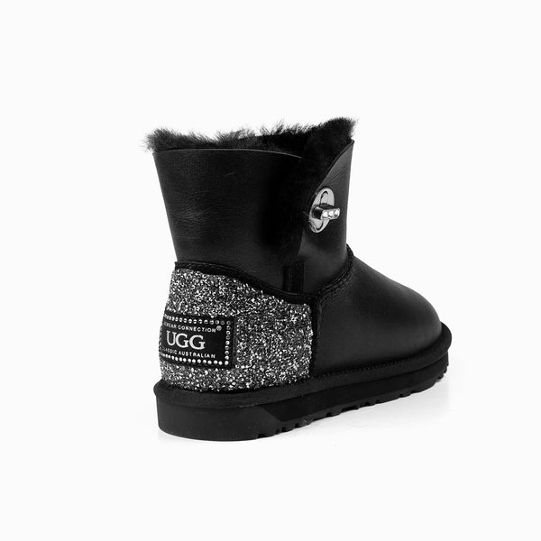 OZWEAR DELLA TURNLOCK NAPPA BLING BOOTS
