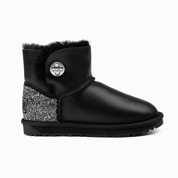 OZWEAR DELLA TURNLOCK NAPPA BLING BOOTS