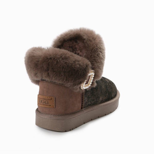 UGG CECILIA FLUFF BOOTS