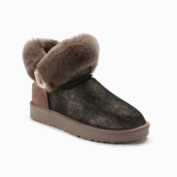 UGG CECILIA FLUFF BOOTS