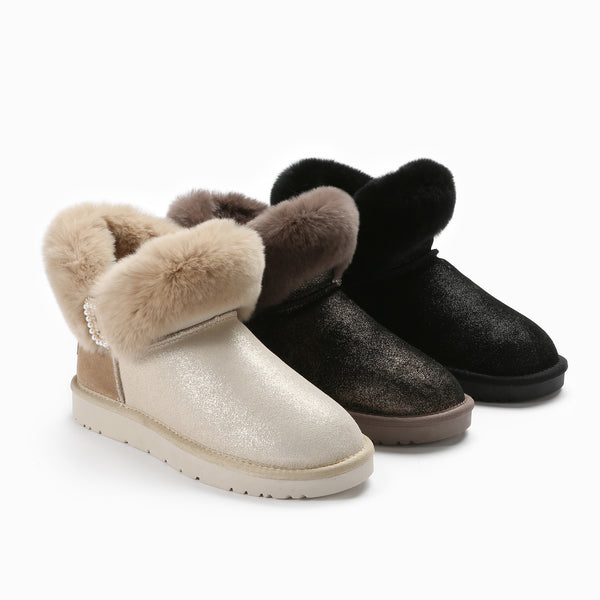 UGG CECILIA FLUFF BOOTS