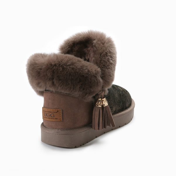 UGG CECILIA FLUFF BOOTS