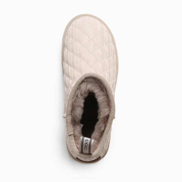 UGG FINLEY QUILTED MINI BOOTS
