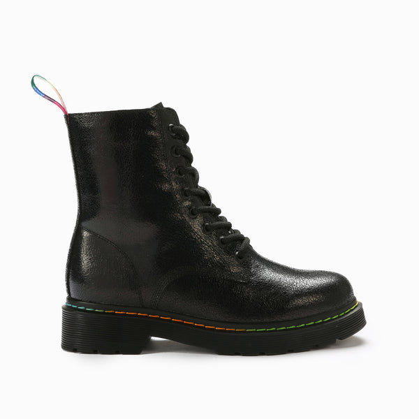 UGG ASPEN IRIDESCENT CRACKLE BOOTS