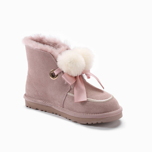 UGG PAISLEY POM POM BOOTS
