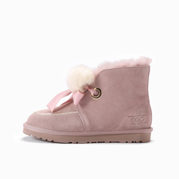 UGG PAISLEY POM POM BOOTS
