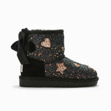 UGG KIDS VALERIE BAILEY BOW GLITTER BOOTS