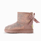 UGG KIDS VALERIE BAILEY BOW GLITTER BOOTS