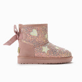 UGG KIDS VALERIE BAILEY BOW GLITTER BOOTS
