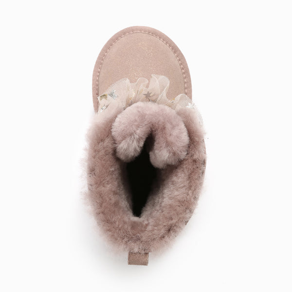 UGG KIDS BROOKE BLING BOW BOOTS
