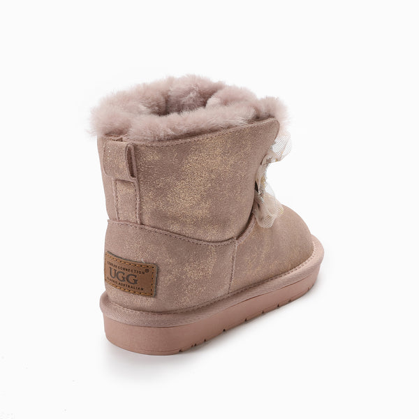 UGG KIDS BROOKE BLING BOW BOOTS