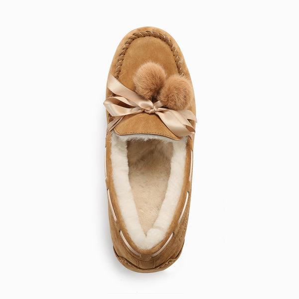 UGG NAOMI POM POM MOCCASIN