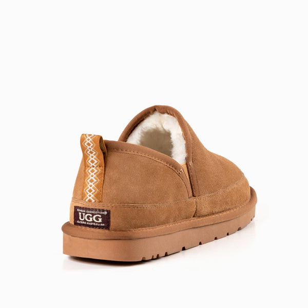 UGG PREMIUM SHEEPSKIN MENS ALDER SUEDE SLIPPER