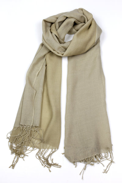 TIE DYE SCARF HEMP/OLIVE