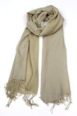 TIE DYE SCARF HEMP/OLIVE