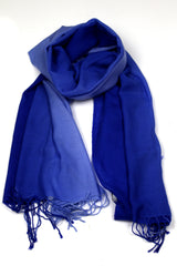 TIE DYE SCARF SKY BLUE