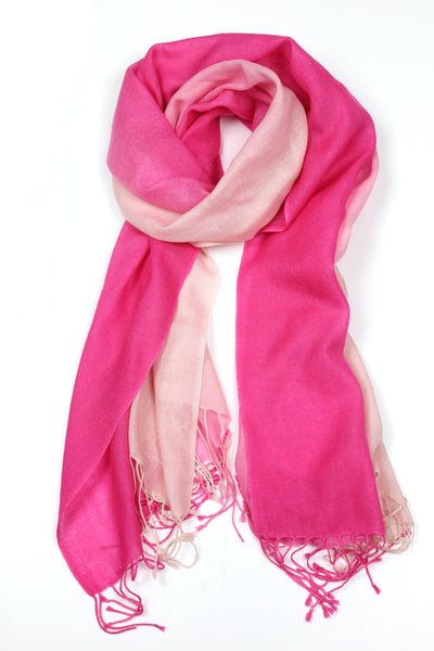TIE DYE SCARF PINK/ROSE